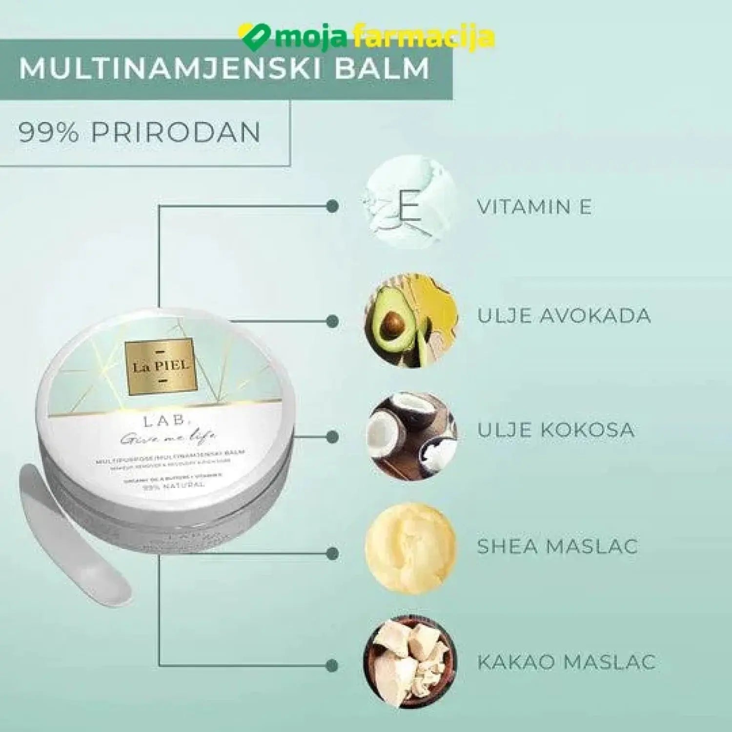 Slika proizvoda LA PIEL LAB Balzam za čišćenje lica iz online apoteke Moja Farmacija - BIH