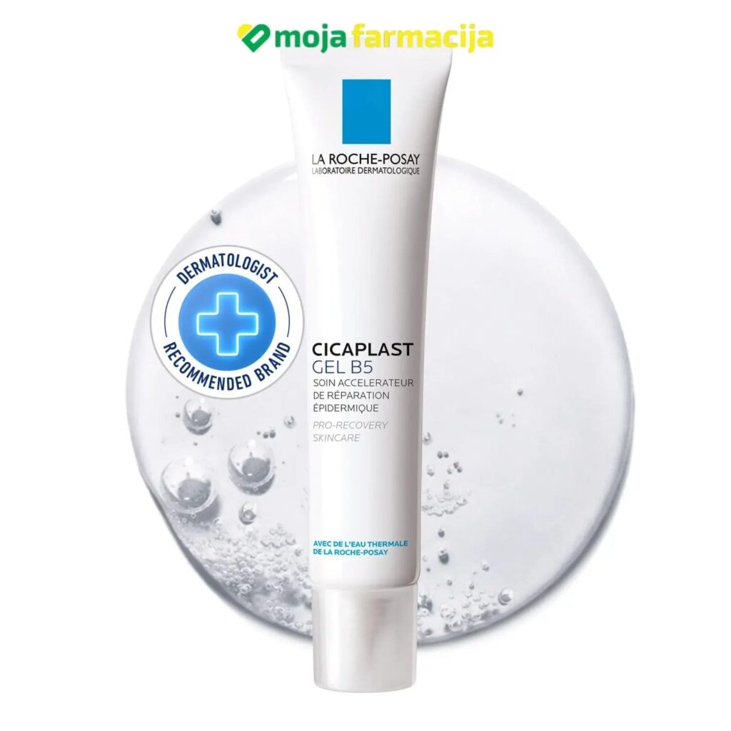 La Roche-Posay Cicaplast gel B5 40ml obnavljajući silikonski gel sa pantenolom bakrom i cinkom za njegu i masiranje ožiljaka