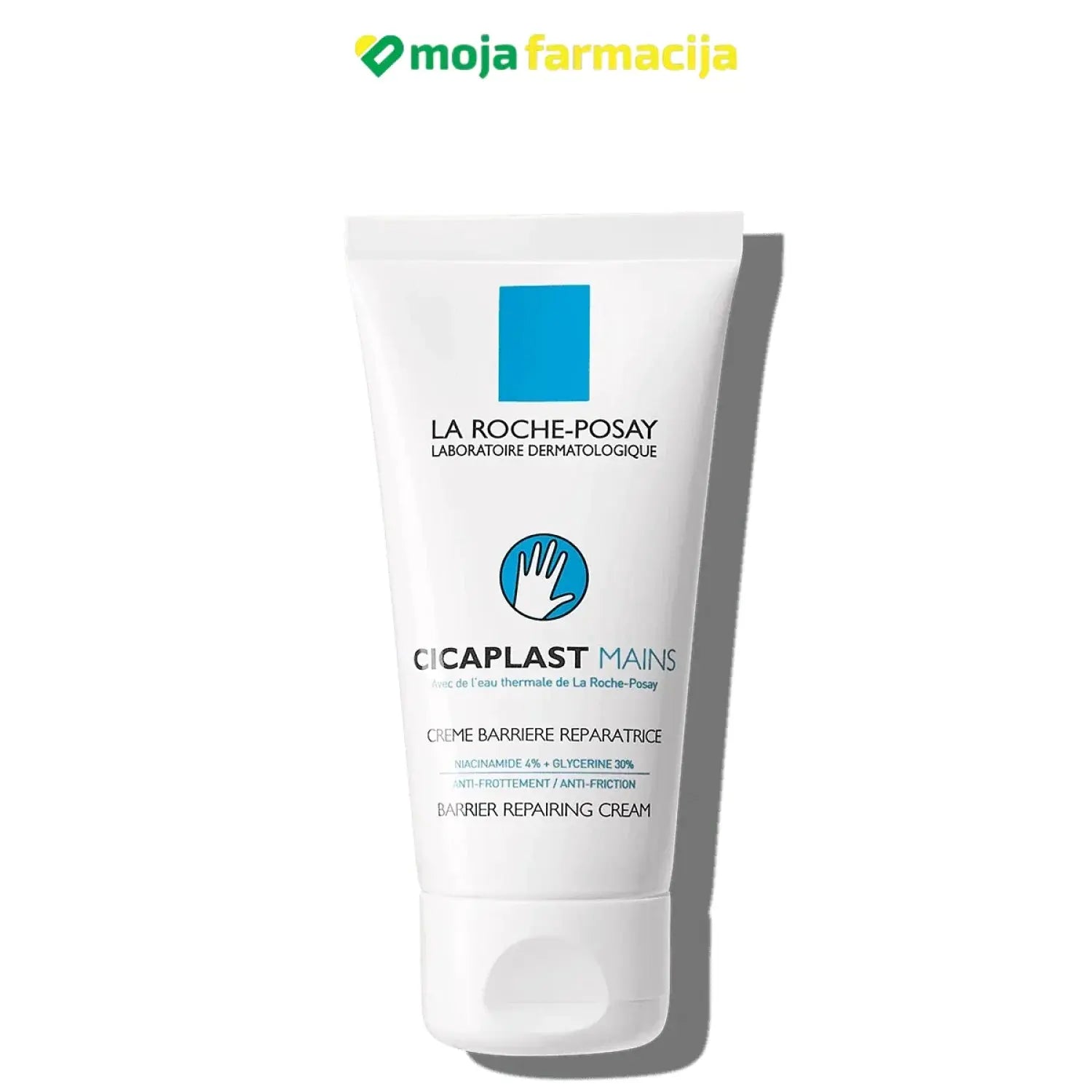 Slika proizvoda LA ROCHE-POSAY Cicaplast Mains regenerirajuća krema za ruke iz online apoteke Moja Farmacija - BIH