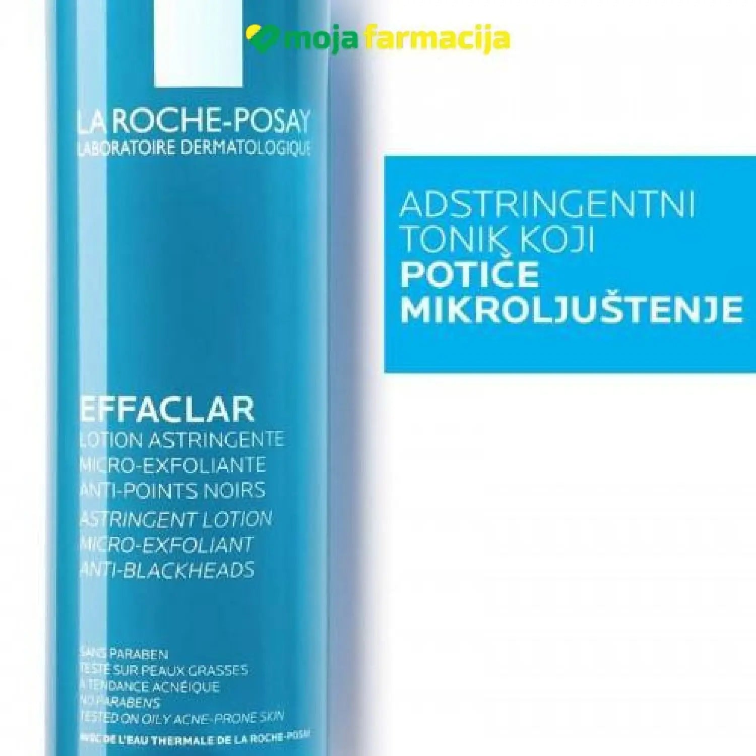Slika proizvoda LA ROCHE-POSAY Effaclar adstrigentni losion iz online apoteke Moja Farmacija - BIH
