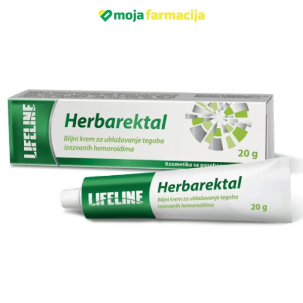 Slika proizvoda LIFELINE Herbarektal krema iz online apoteke Moja Farmacija - BIH