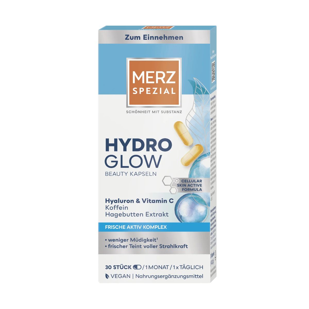 Slika proizvoda MERZ Spezial Hydro Glow Beauty kapsule iz online apoteke Moja Farmacija - BIH