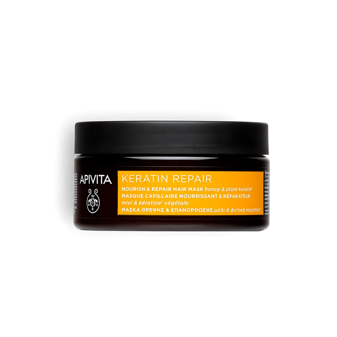 Slika proizvoda APIVITA Maska za obnavljanje kose-keratin 200ml iz online apoteke Moja Farmacija - BIH