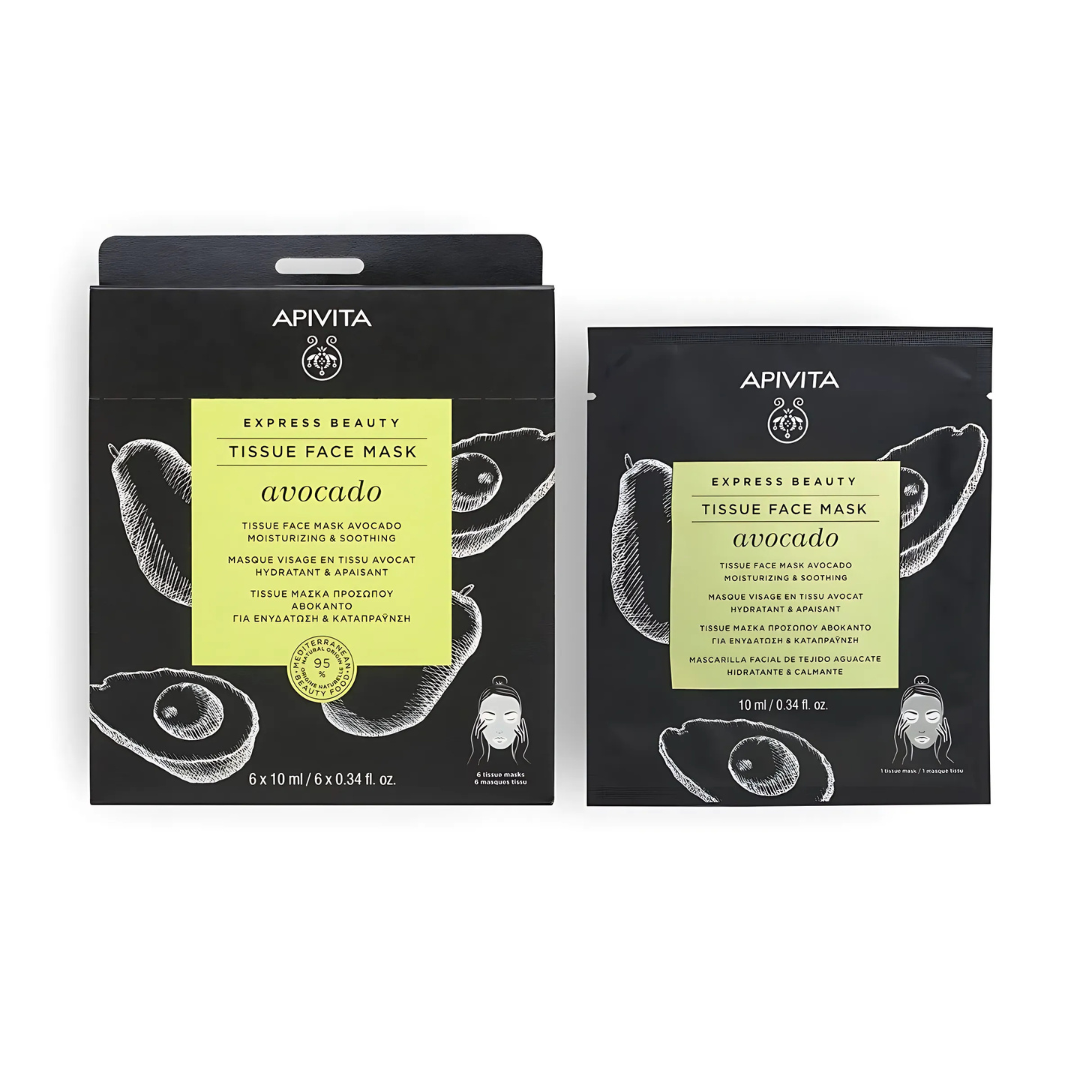 Slika proizvoda APIVITA Sheet maska za lice avokado iz online apoteke Moja Farmacija - BIH