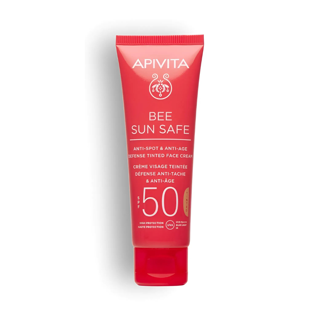 Slika proizvoda APIVITA Sun anti-age SPF50 tinted krema 50ml iz online apoteke Moja Farmacija - BIH