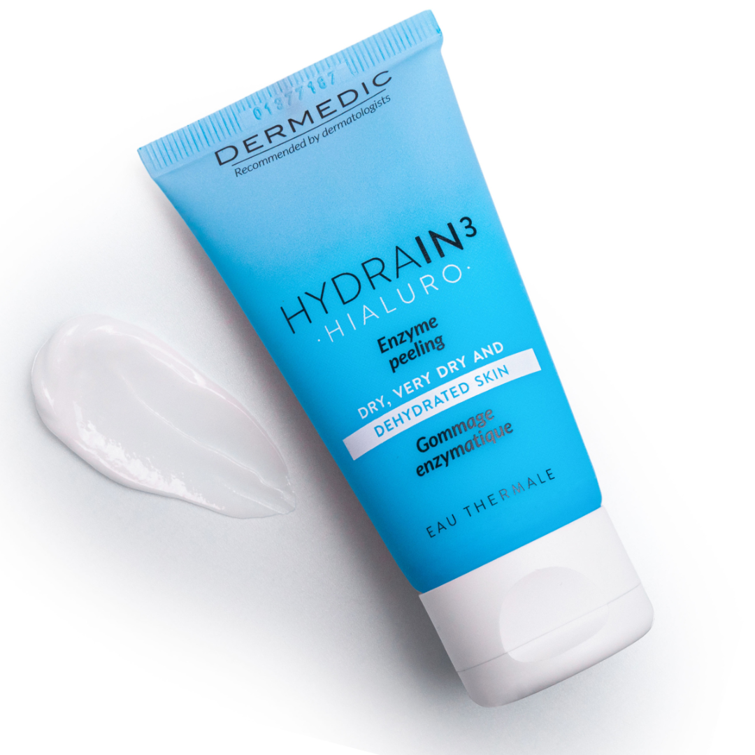 Slika proizvoda DERMEDIC Hydrain3 enzimski piling iz online apoteke Moja Farmacija - BIH