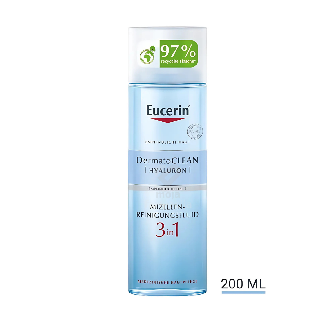 Slika proizvoda Eucerin DERMATOCLEAN 3u1 micelarna otopina za čišćenje 200ml iz online apoteke Moja Farmacija - BIH