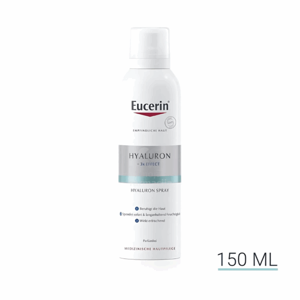 Slika proizvoda Eucerin HYALURON Osvježavajući SPREJ za lice i tijelo 150ml iz online apoteke Moja Farmacija - BIH