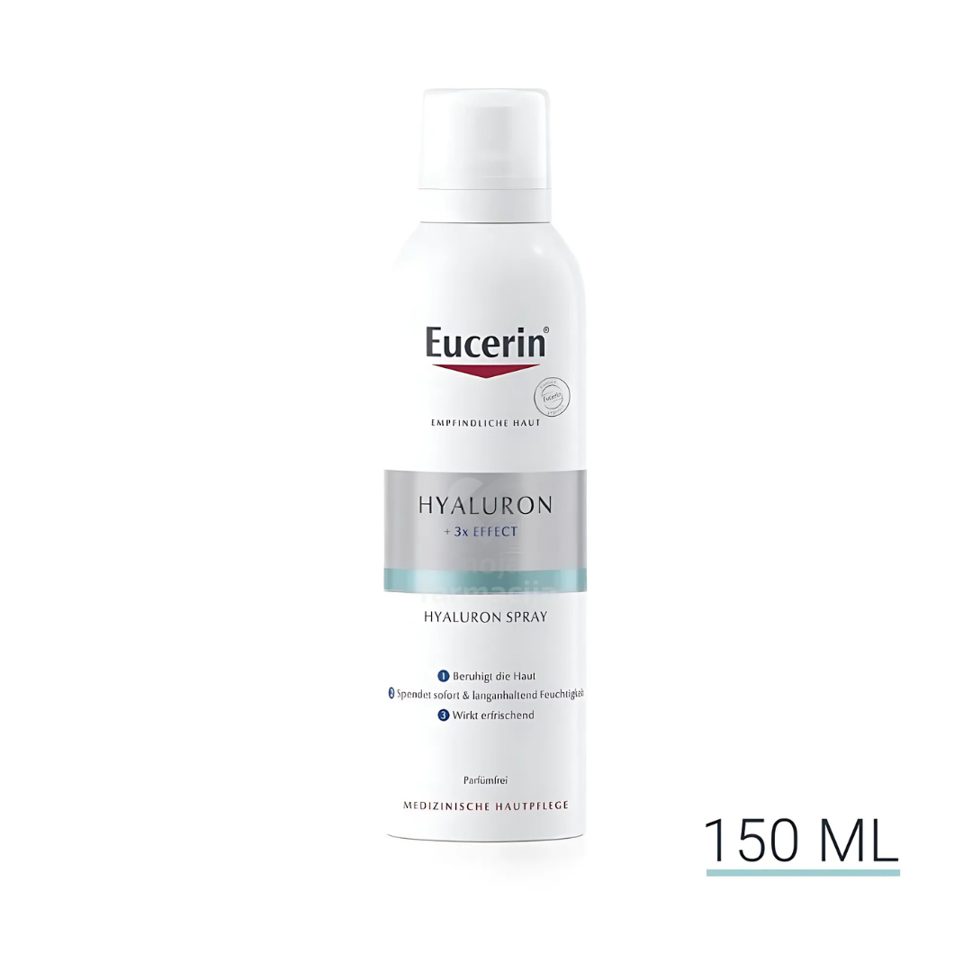 Slika proizvoda Eucerin HYALURON Osvježavajući SPREJ za lice i tijelo 150ml iz online apoteke Moja Farmacija - BIH