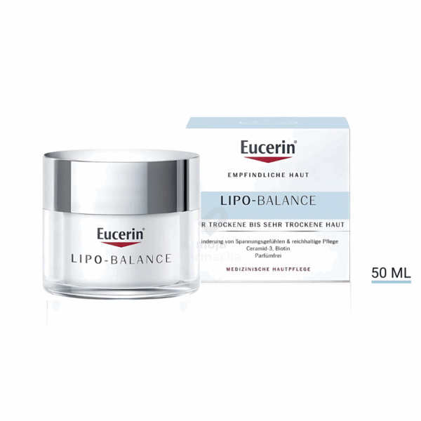 Slika proizvoda Eucerin LIPO-BALANCE Intenzivna krema 50ml iz online apoteke Moja Farmacija - BIH