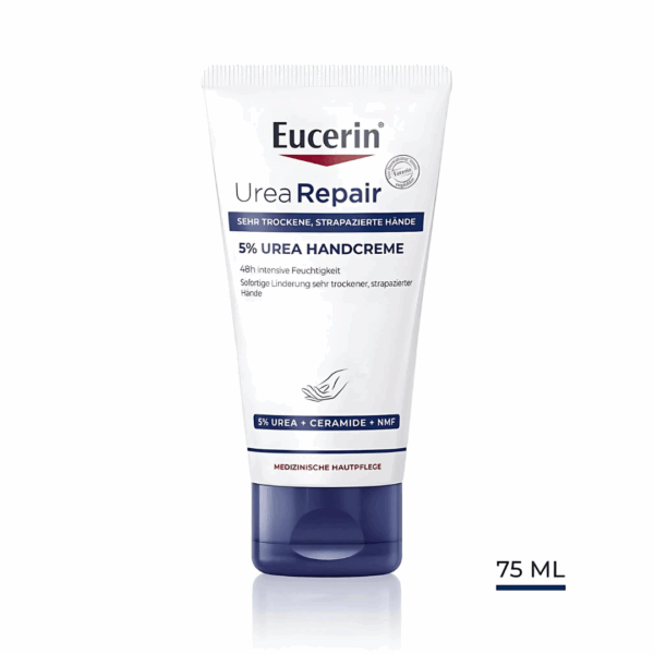 Slika proizvoda Eucerin UREA REPAIR PLUS Krema za ruke s 5% ureje 75ml iz online apoteke Moja Farmacija - BIH