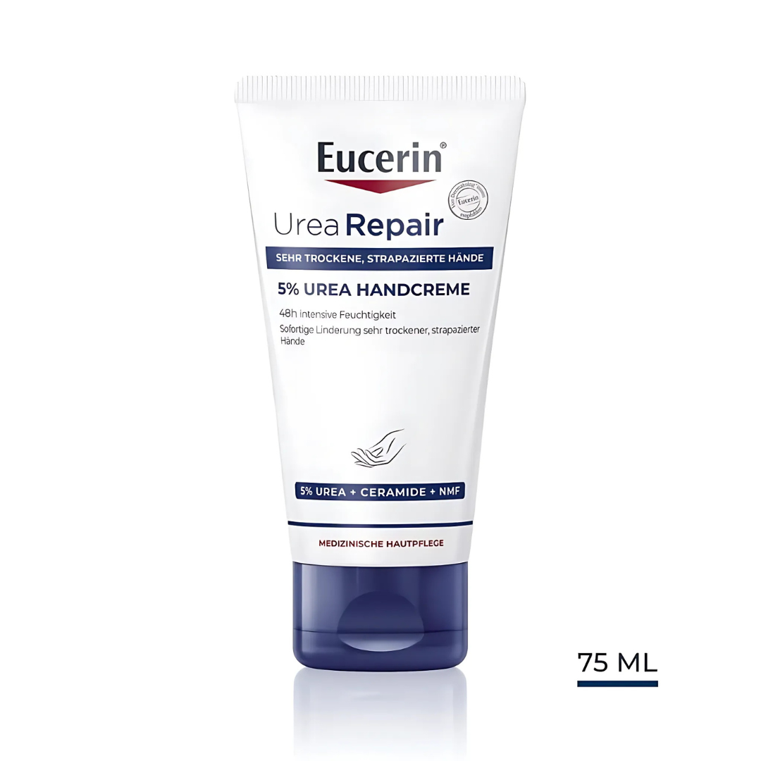 Slika proizvoda Eucerin UREA REPAIR PLUS Krema za ruke s 5% ureje 75ml iz online apoteke Moja Farmacija - BIH