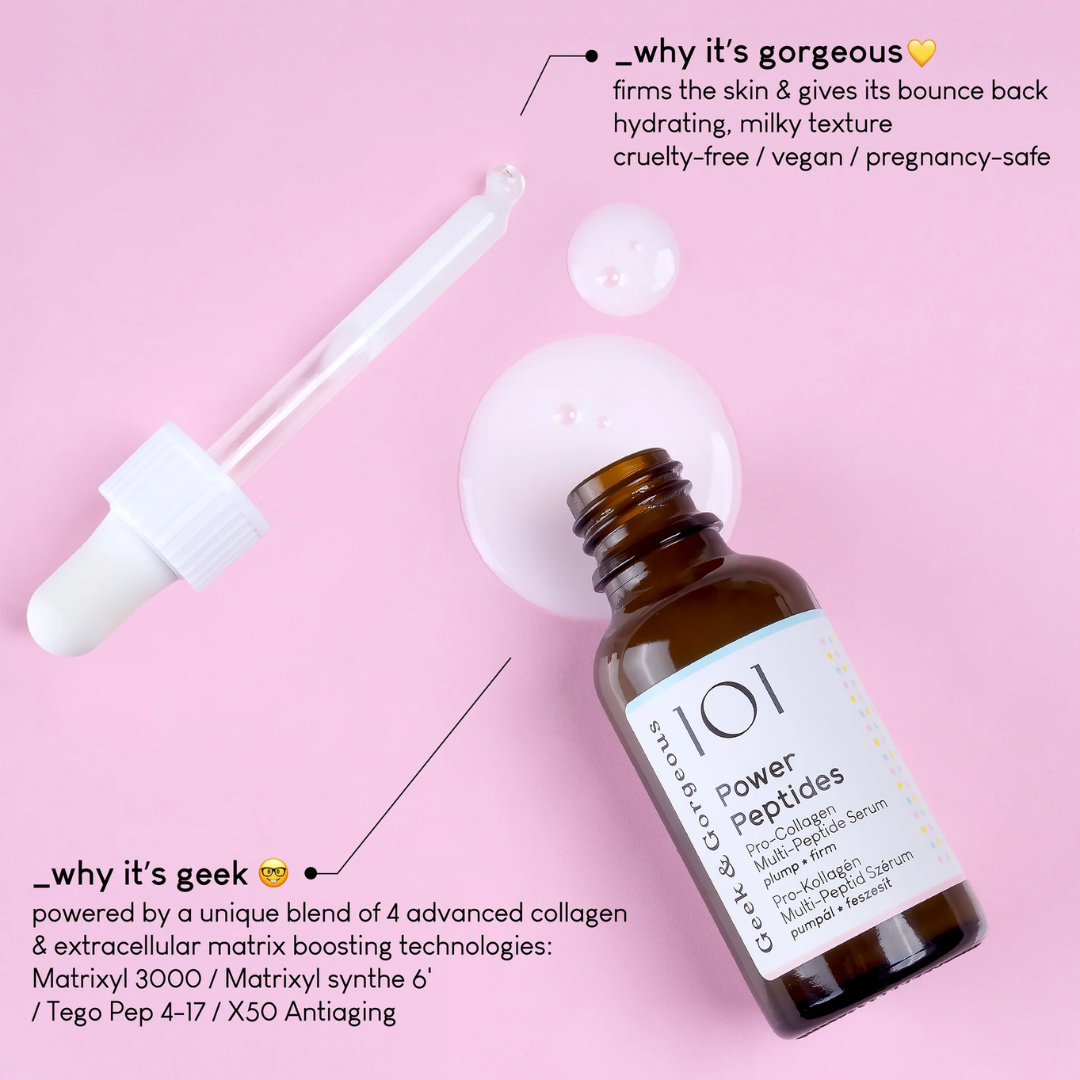 Slika proizvoda GEEK & GORGEOUS  Power Peptides iz online apoteke Moja Farmacija - BIH