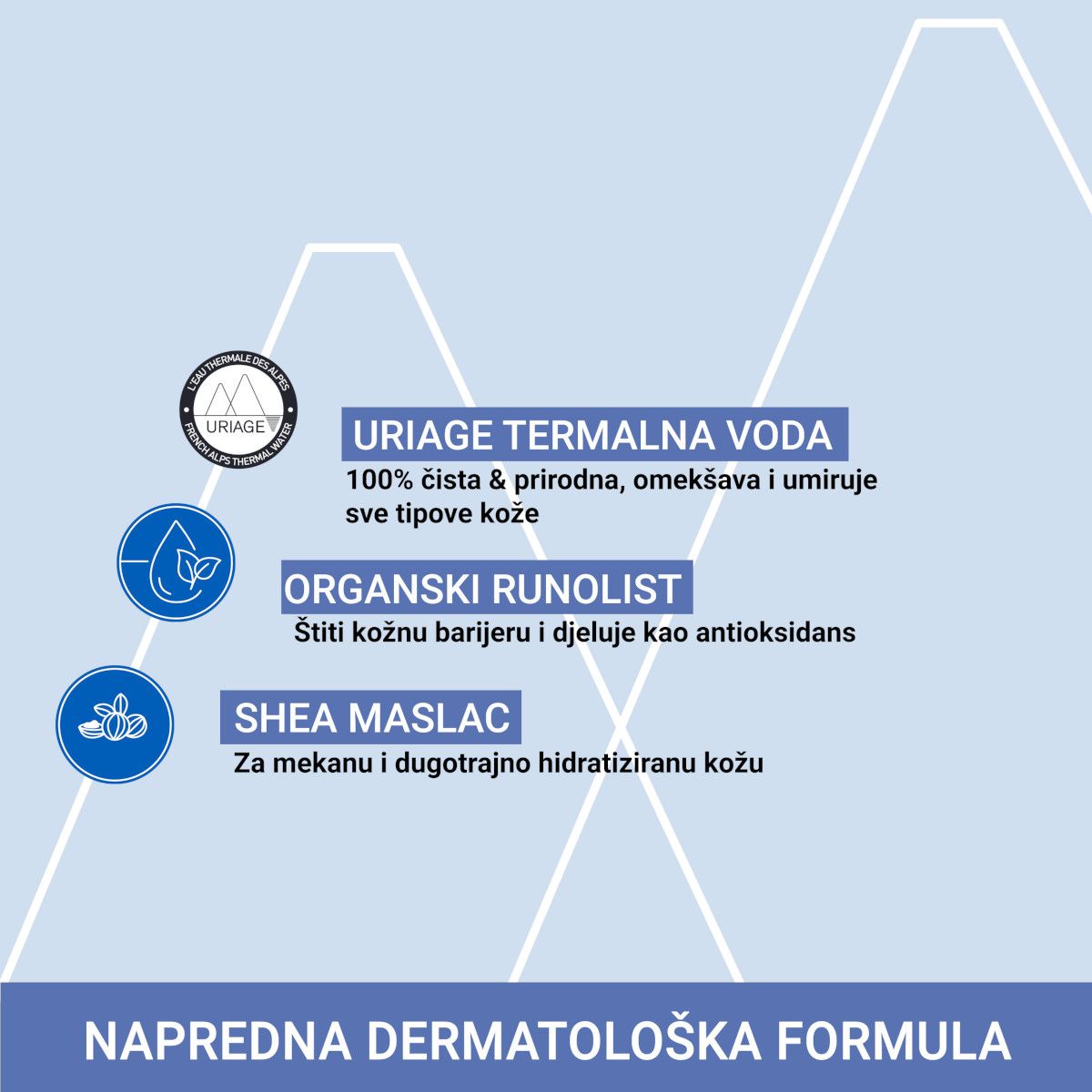 Slika proizvoda URIAGE Bebe Creme lavante -  pjenušava emulzija za pranje iz online apoteke Moja Farmacija - BIH