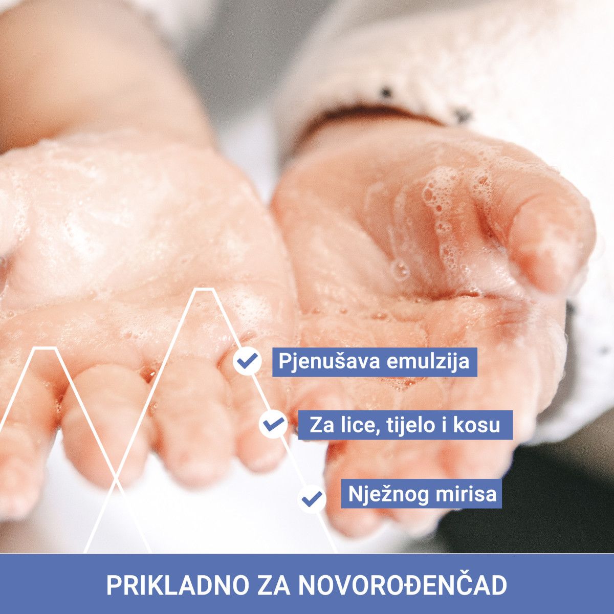 Slika proizvoda URIAGE Bebe Creme lavante -  pjenušava emulzija za pranje iz online apoteke Moja Farmacija - BIH