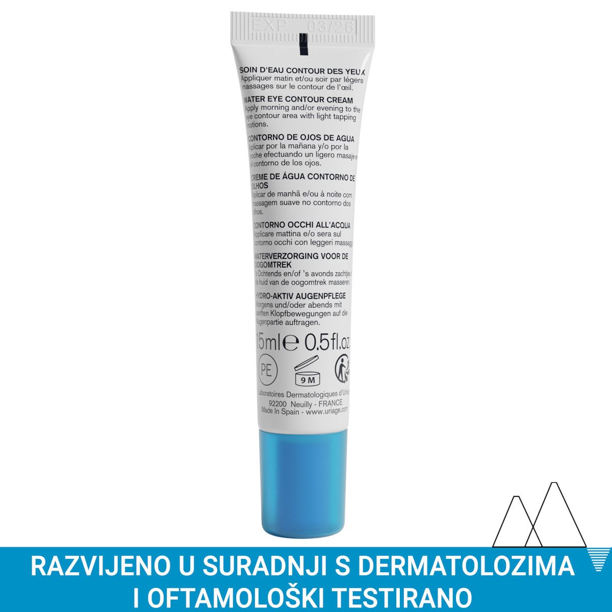 Slika proizvoda URIAGE Eau thermal water krema za područje oko očiju iz online apoteke Moja Farmacija - BIH