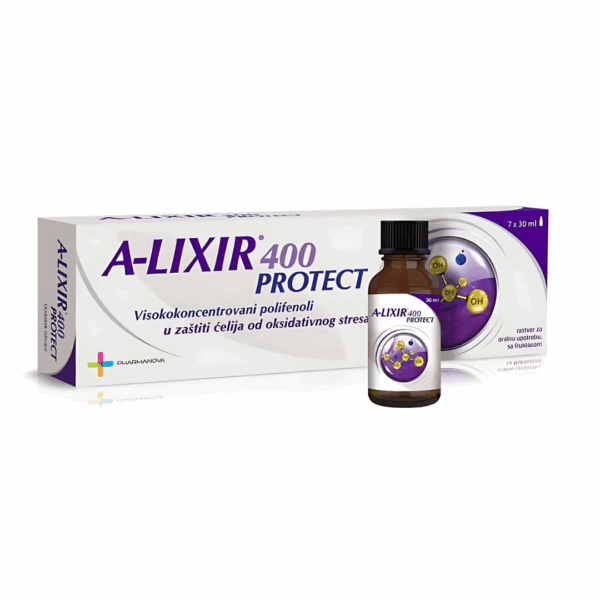 Slika proizvoda A-lixir® 400 PROTECT 7x30ml iz online apoteke Moja Farmacija - BIH