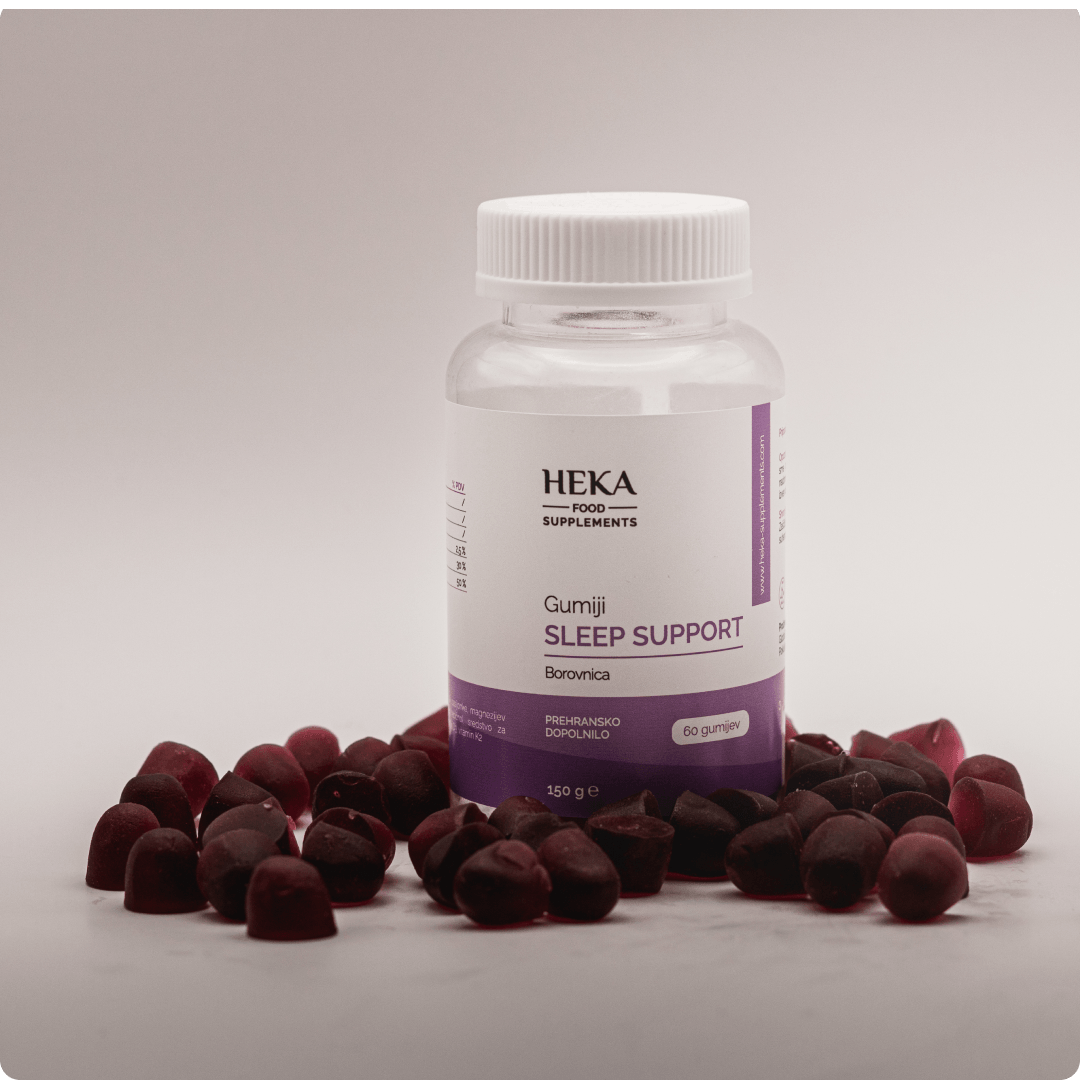 Slika proizvoda HEKA Gummies za bolji san iz online apoteke Moja Farmacija - BIH