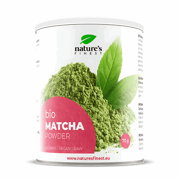 Slika proizvoda NATURE'S FINEST Matcha u prahu bio 70g iz online apoteke Moja Farmacija - BIH