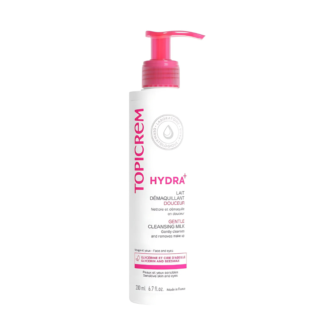 Slika proizvoda TOPICREM Hydra+ Nježno mlijeko za čišćenje 200ml iz online apoteke Moja Farmacija - BIH
