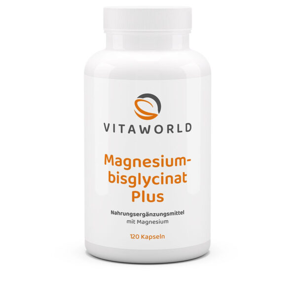Slika proizvoda VITAWORLD Magnesium Bisglycinate Plus 120 kapsula iz online apoteke Moja Farmacija - BIH