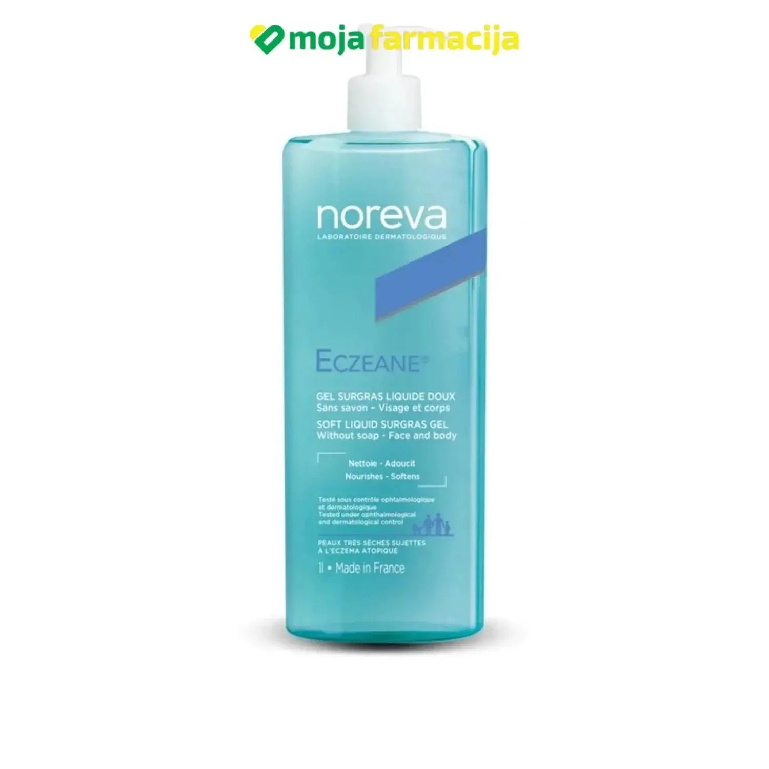 Slika proizvoda NOREVA Eczeane ultra nježni gel iz online apoteke Moja Farmacija - BIH