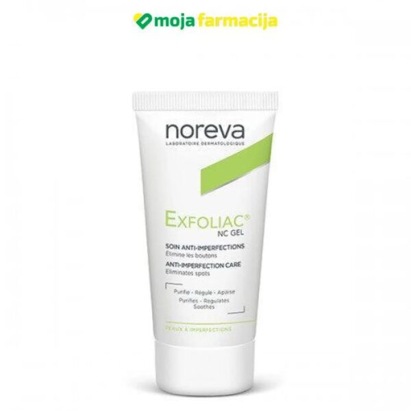 Slika proizvoda NOREVA Exfoliac NC gel protiv nesavršenosti 30ml iz online apoteke Moja Farmacija - BIH