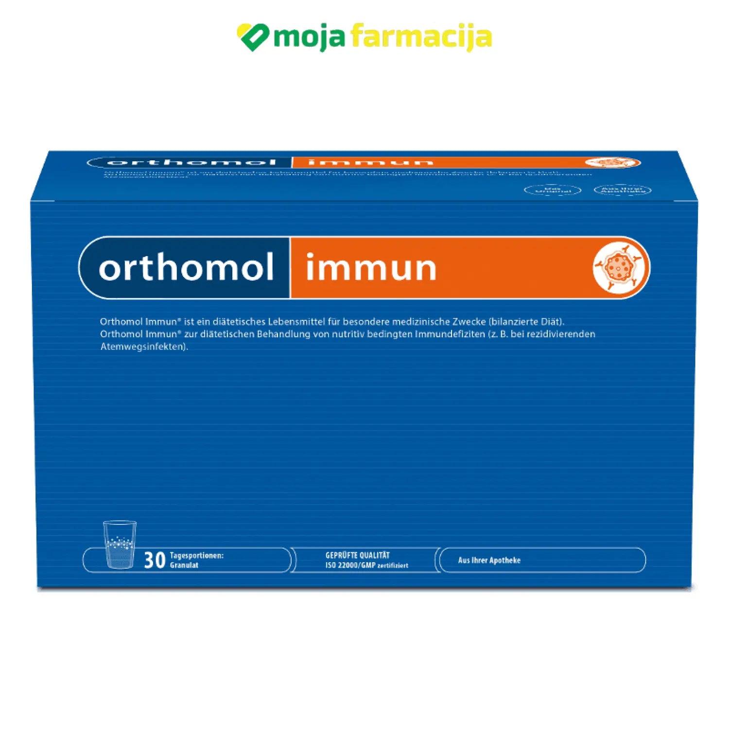 Slika proizvoda Orthomol immun granulat iz online apoteke Moja Farmacija - BIH
