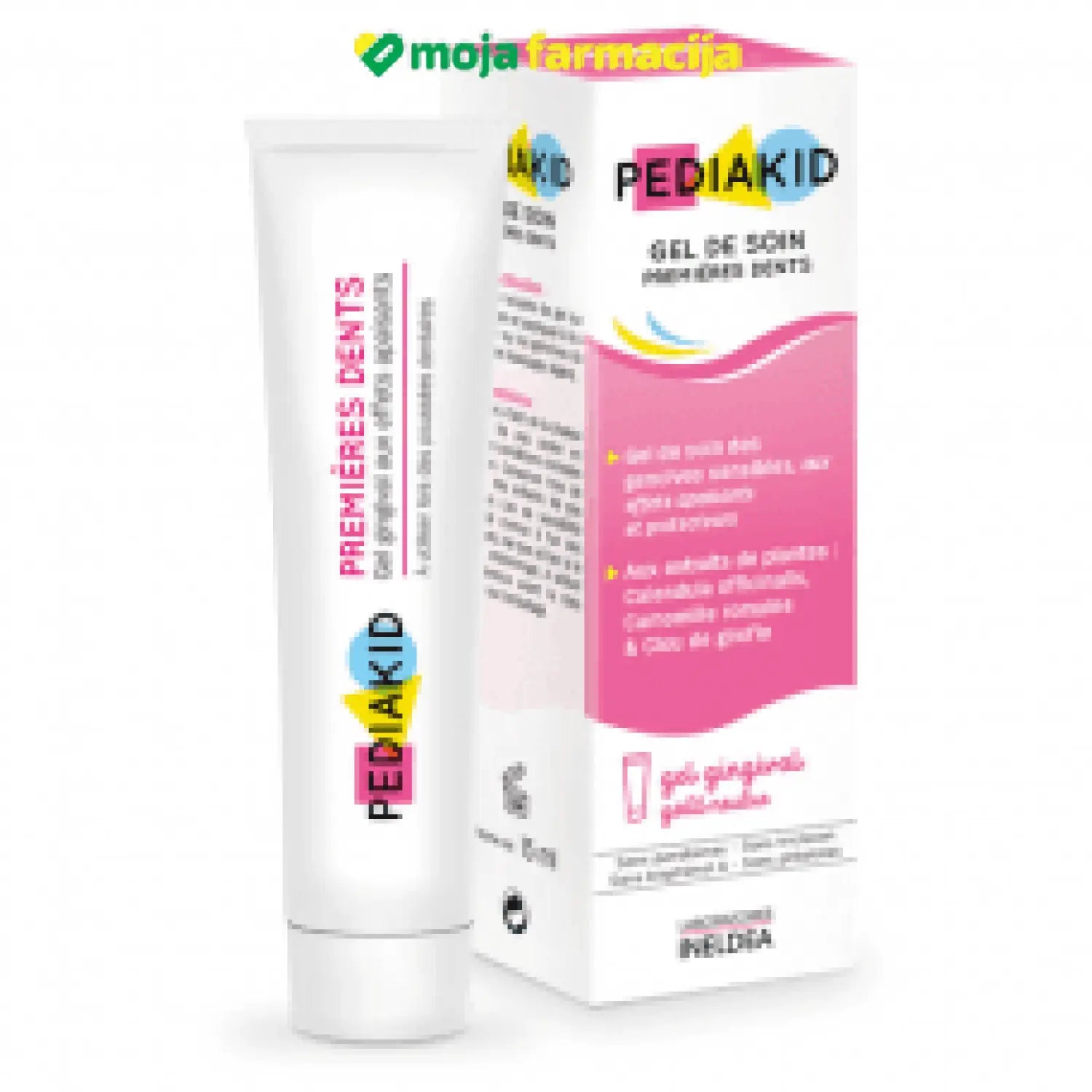 Slika proizvoda PEDIAKID Gel za bolne desni kod nicanja prvih zuba iz online apoteke Moja Farmacija - BIH
