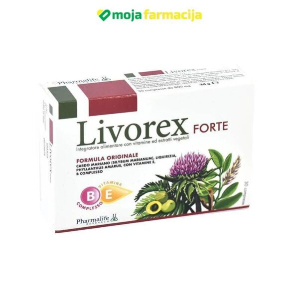 Slika proizvoda PHARMALIFE Livorex forte iz online apoteke Moja Farmacija - BIH