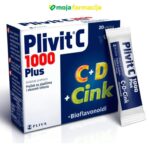 Slika proizvoda PLIVIT C 1000 PLUS /C+D+CINK+BIOFLAVONOIDI a20 iz online apoteke Moja Farmacija - BIH