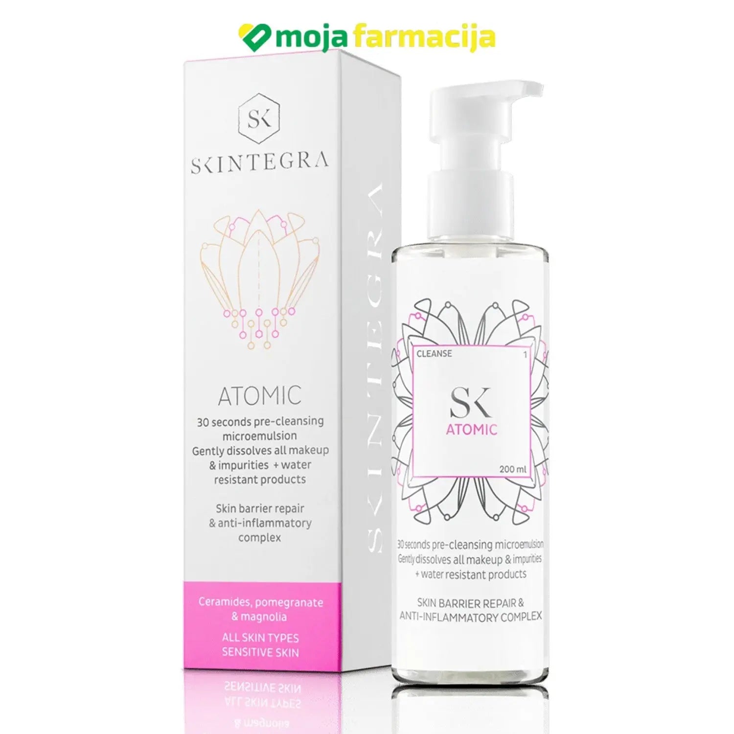 skintegra-atomic-200ml-313 Slika proizvoda SKINTEGRA Atomic ulje za čišćenje lica iz online apoteke Moja Farmacija - BIH