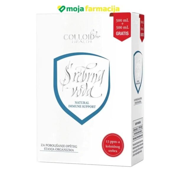 Slika proizvoda Srebrna voda 500ml (+500ml gratis) iz online apoteke Moja Farmacija - BIH
