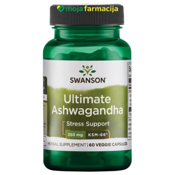 Slika proizvoda SWANSON Ashwagandha KSM Ultimate 250mg iz online apoteke Moja Farmacija - BIH