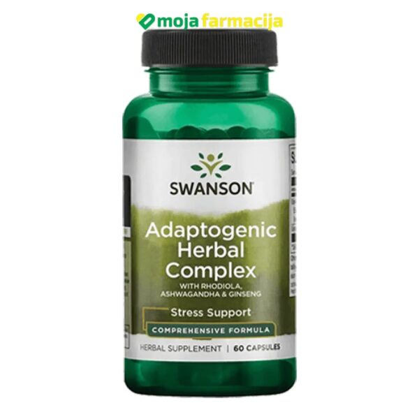 Slika proizvoda SWANSON Rhodiola, Ashwagandha & Ginseng iz online apoteke Moja Farmacija - BIH