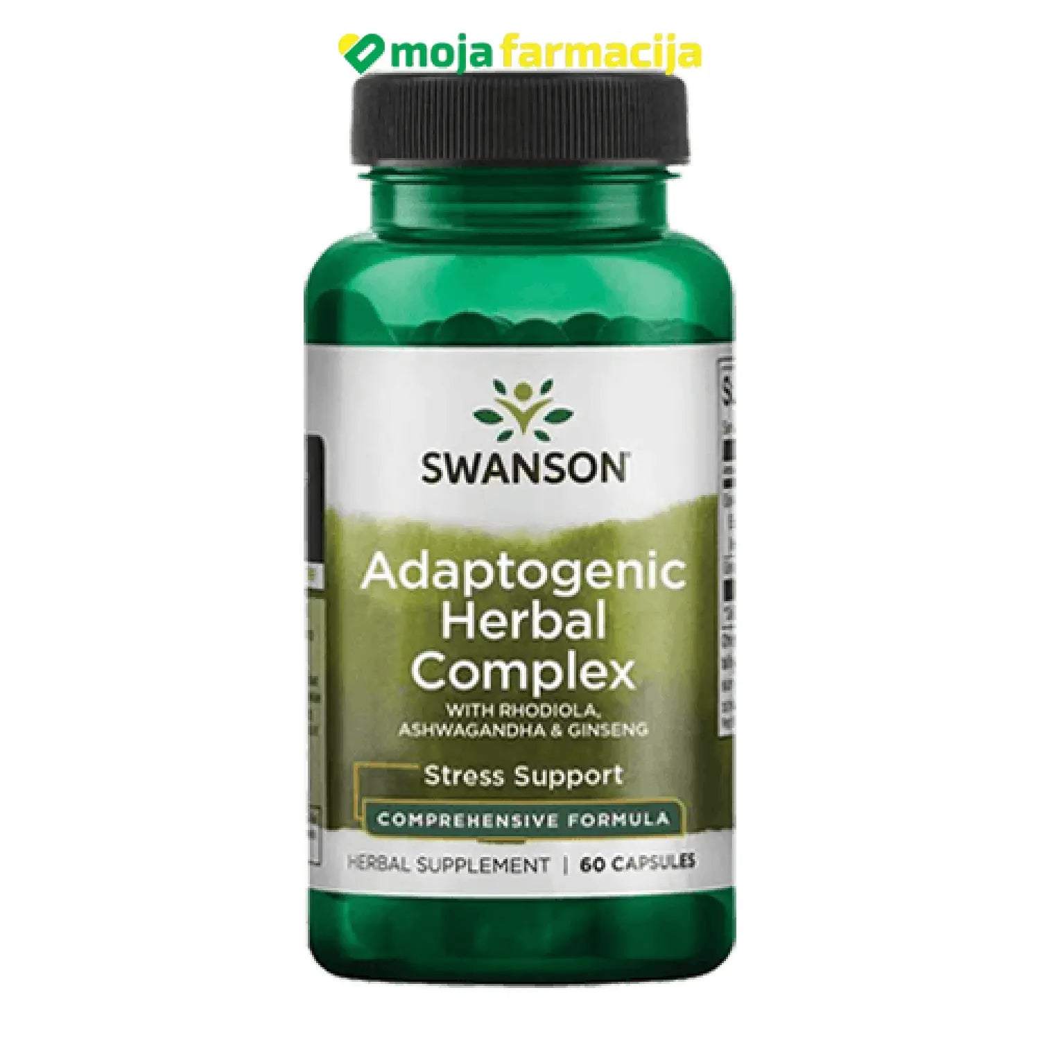 Slika proizvoda SWANSON Rhodiola, Ashwagandha & Ginseng iz online apoteke Moja Farmacija - BIH