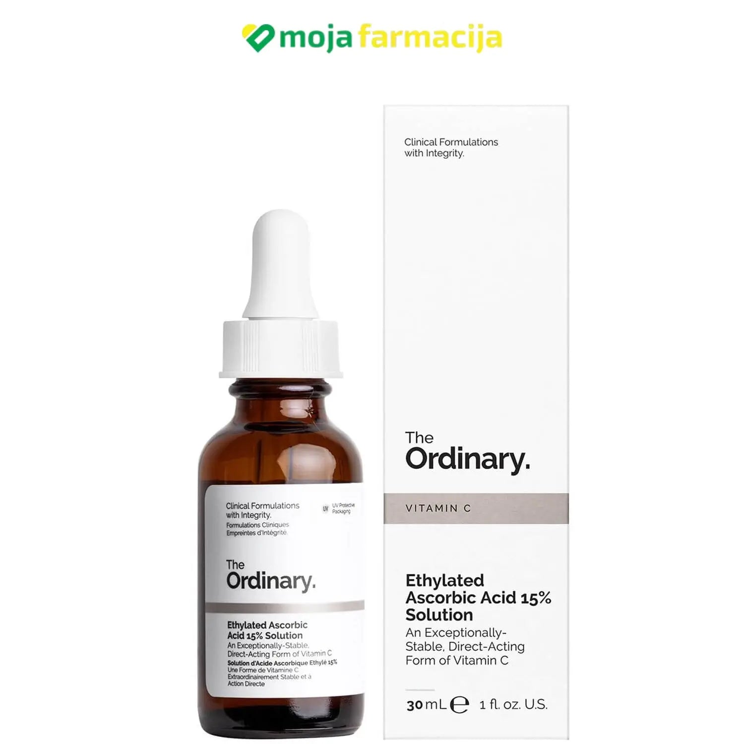Slika proizvoda THE ORDINARY Ethylated Ascorbic Acid 15% Solution iz online apoteke Moja Farmacija - BIH
