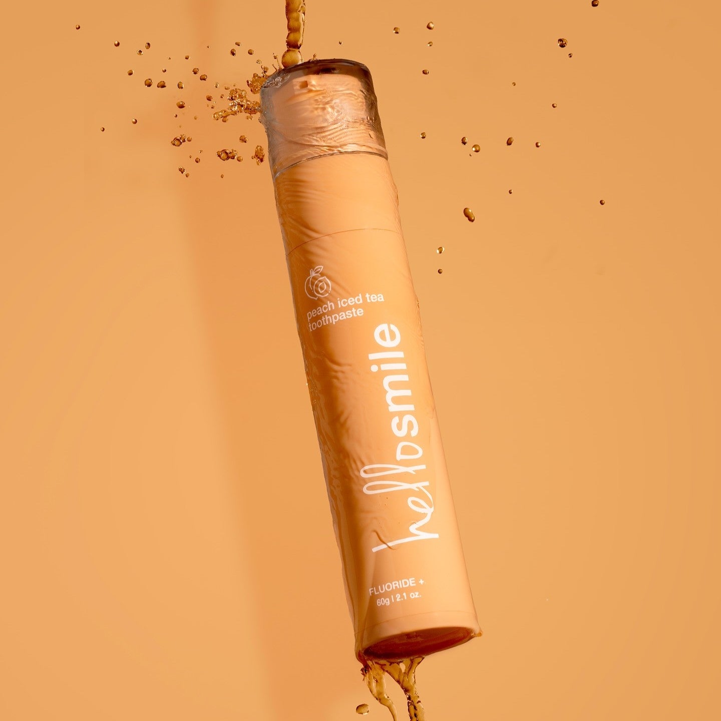 Slika proizvoda HELLO SMILE Pasta za zube Peach Iced Tea - Breskva 60g iz online apoteke Moja Farmacija - BIH