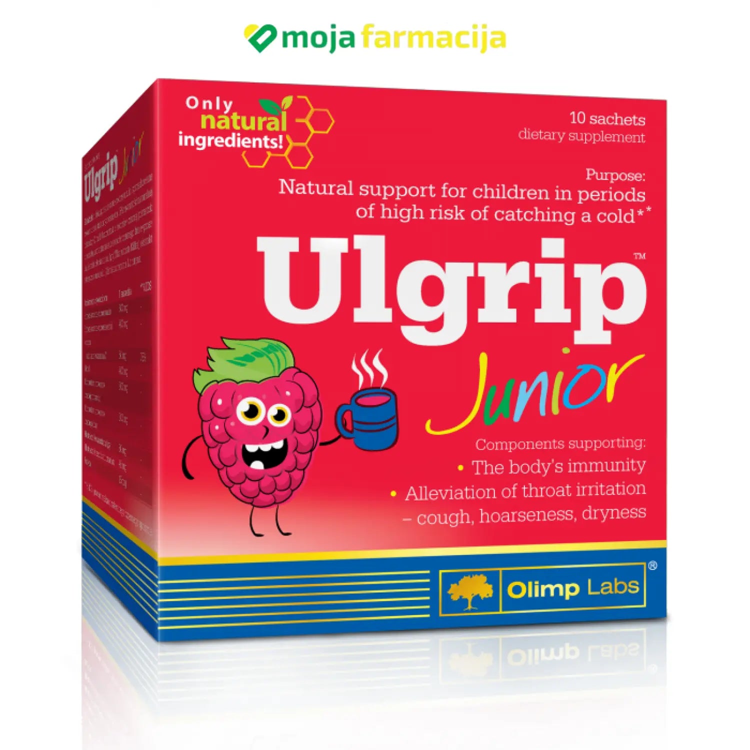 Slika proizvoda Ulgrip junior iz online apoteke Moja Farmacija - BIH