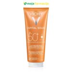 Vichy Capital Soleil porodično pakovanje mlijeka za tijelo SPF 50+, velika ambalaža za osjetljivu kožu, zaštita od sunca sa Mexoryl filterima.