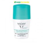 Vichy deodorant Anti-Transpirant, intenzivni roll-on tretman protiv jakog znojenja sa mikročesticama aktivnih sastojaka.