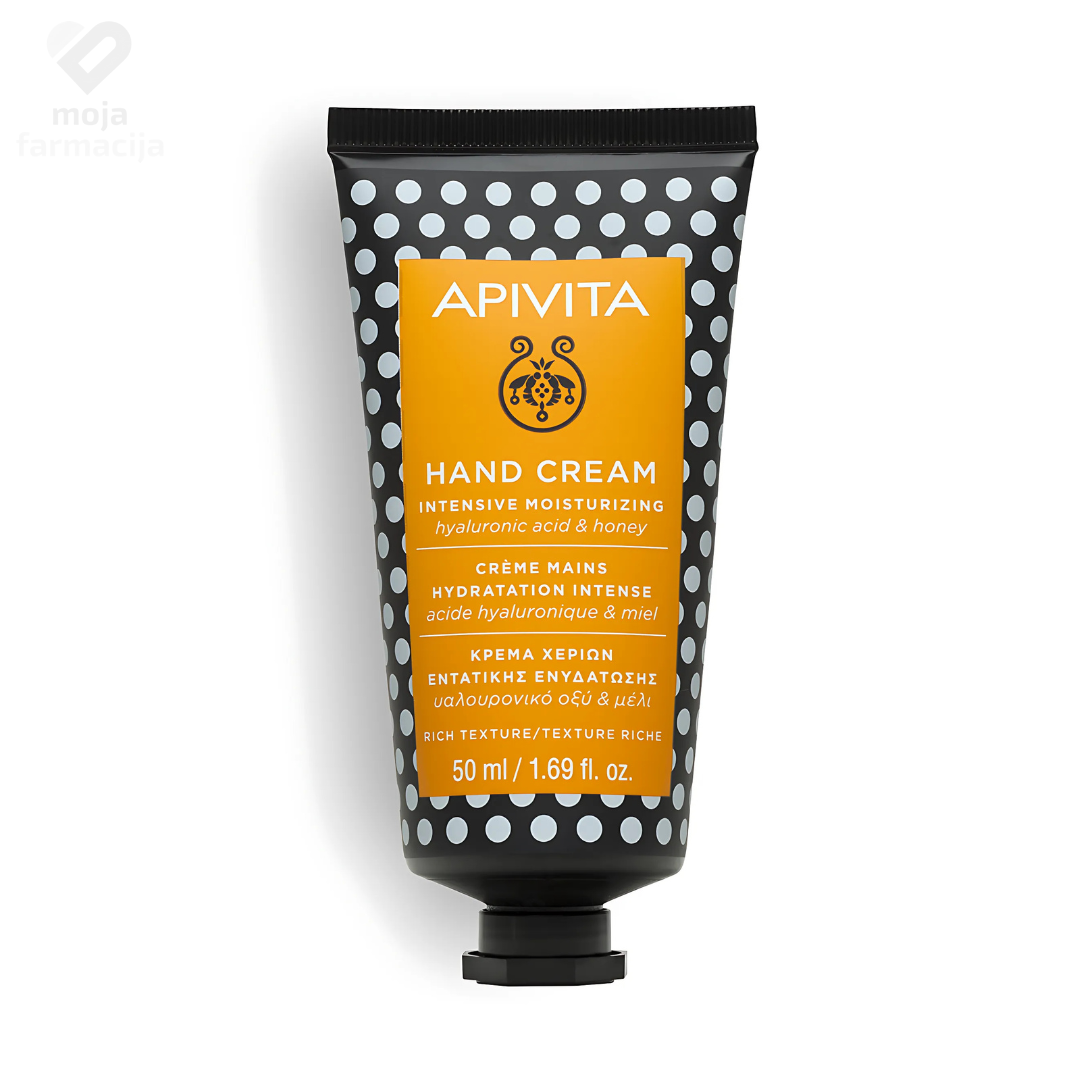 APIVITA intenzivna hidratantna krema za ruke sa hijaluronskom kiselinom, medom i shea puterom 50ml