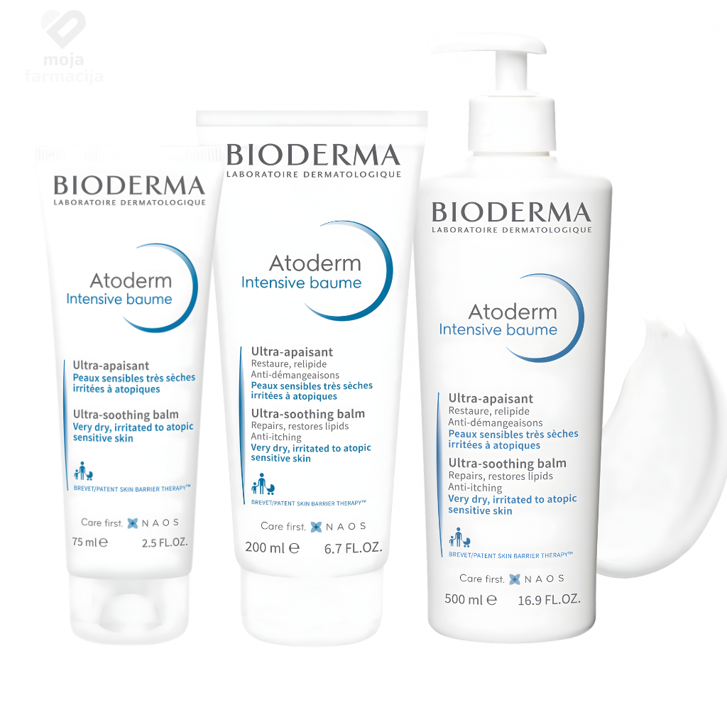 Bioderma Atoderm Intensive Baume balzam od 500ml sa pumpicom za njegu kože sklone atopijskom dermatitisu