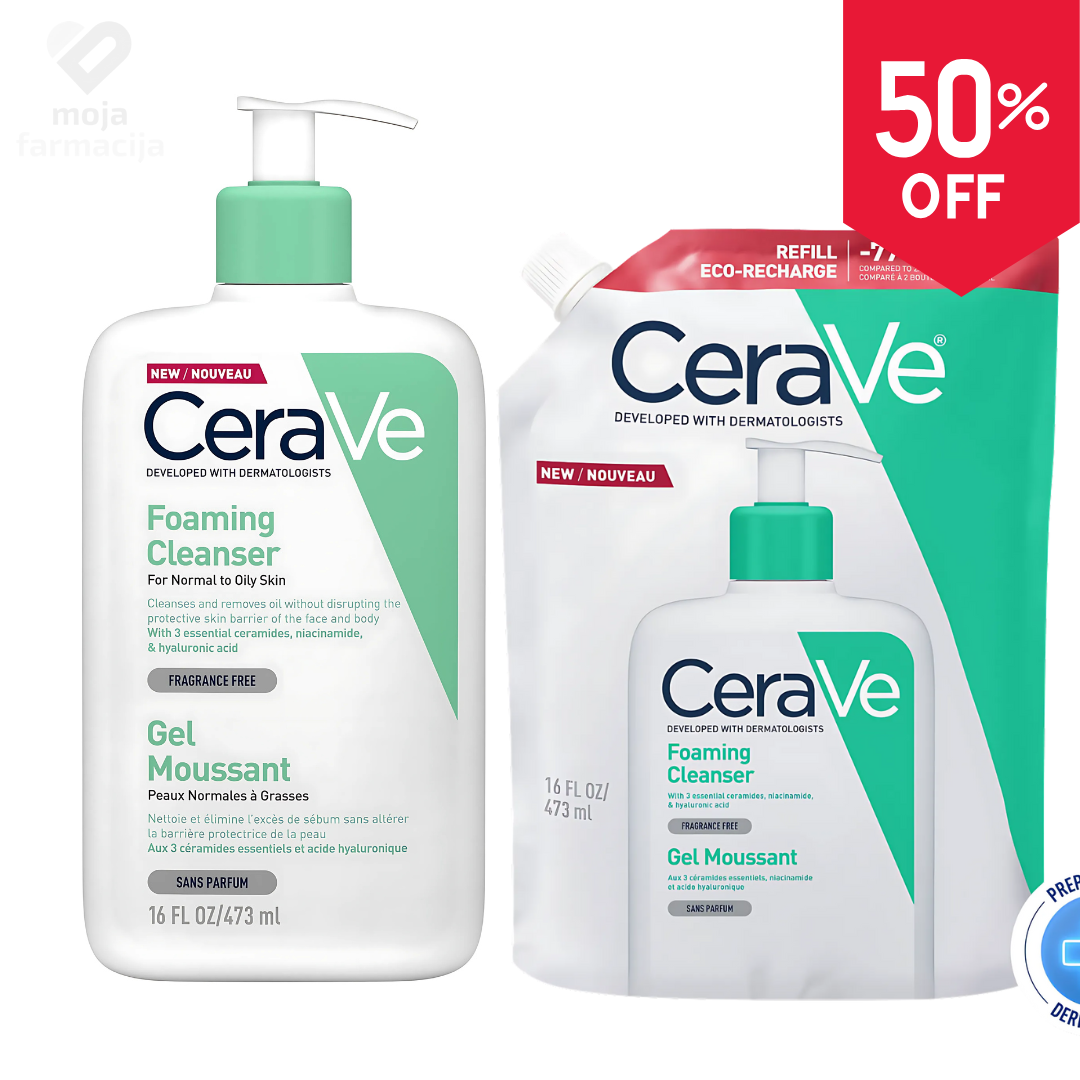 CERAVE Pjenušavi gel za čišćenje promo pakovanje