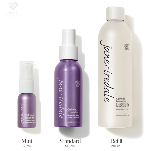 Jane Iredale Calming Lavender hidratantni sprej za lice s organskom lavandom za osjetljivu kožu
