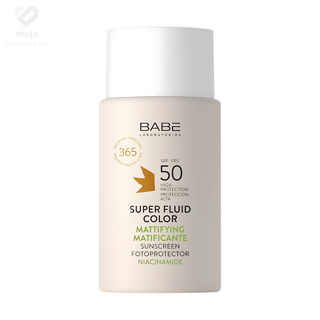 LABORATORIOS BABÉ Super Fluid Color Mattifying SPF50