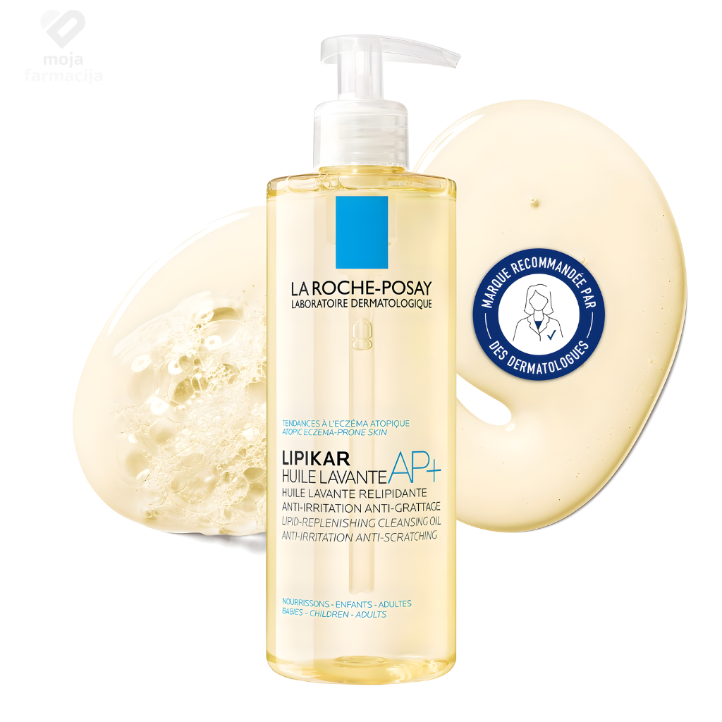 La Roche-Posay Lipikar Cleansing Oil AP+ ulje za čišćenje tijela protiv nadraživanja kože.