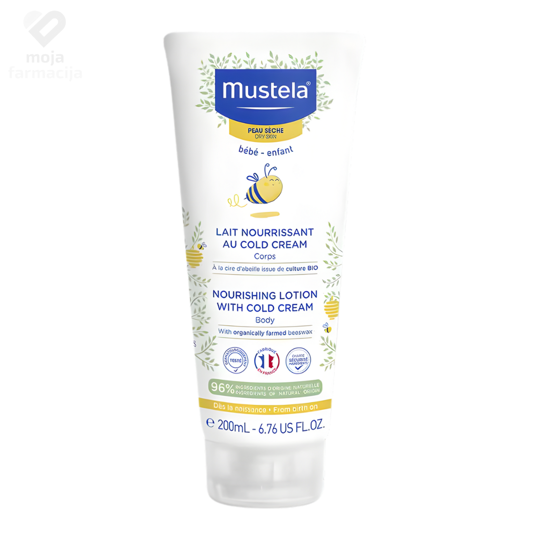 MUSTELA Losion sa Cold kremom – Intenzivna zaštita za suhu bebinu kožu