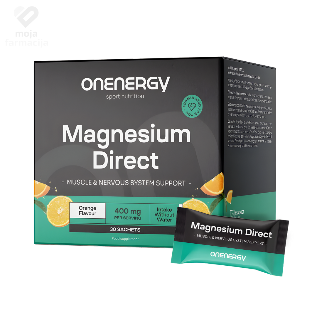 OnEnergy Magnezij DIRECT 400 mg – Brza energija u vrećicama