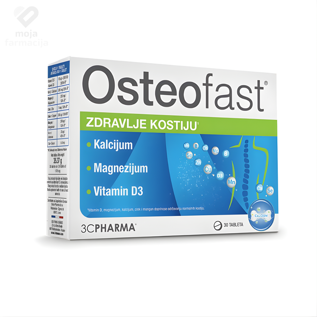 Osteofast tablete – Kompleksna formula za jake i zdrave kosti